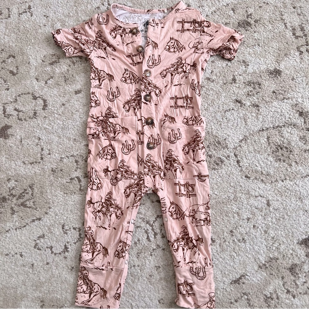 LITTLE WESTERN BABES | Rodeo Romper